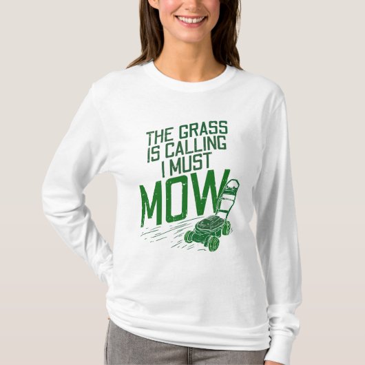 Lawn Mowing Lawn Care Tシャツ (正面)