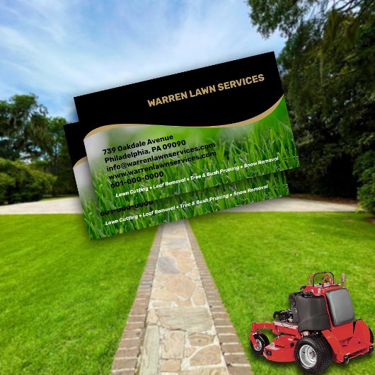 Lawn Service Company  名刺