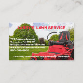 Lawn Service Company Business Card 名刺 (正面)