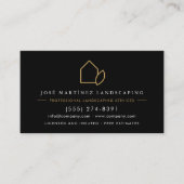 Lawn Service QR Code Landscaping 名刺 (正面)