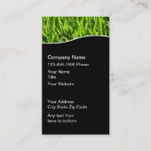 Lawn Service Service Vertical Business Cards 名刺 (正面)