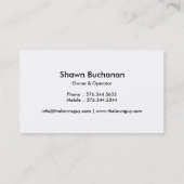 Lawncareの名刺 名刺 (裏面)