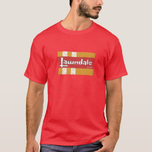 LAWNDALE -子犬のnのタコスのワイシャツの幾日 Tシャツ