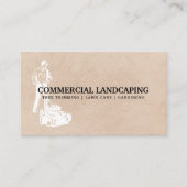 Lawnmowerを使用している人 名刺 (正面)