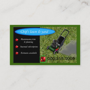 lawnmowingサービス 名刺