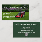 Lawnproプレミアムサービス 名刺 (正面/裏面)