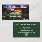 Lawnpro プレミアムサービス 名刺 (正面/裏面)