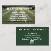Lawnpro プレミアムサービス 名刺 (正面/裏面)