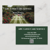 Lawnpro プレミアムサービス 名刺 (正面/裏面)