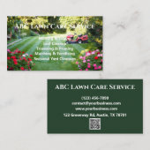 Lawnpro プレミアムサービス 名刺 (正面/裏面)