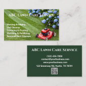 Lawnpro プレミアムサービス 名刺 (正面/裏面)