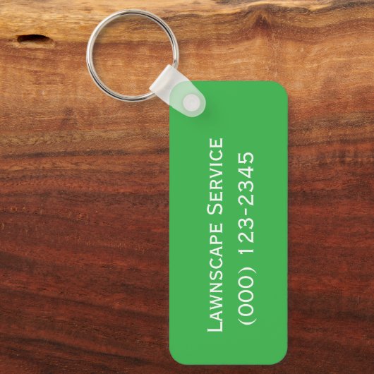 lawnscape service editable キーホルダー (正面)