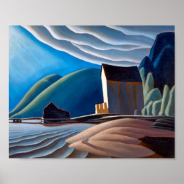 Lawren Harris「アイスハウス、レイクスペリア」| カナダの芸術 ポスター