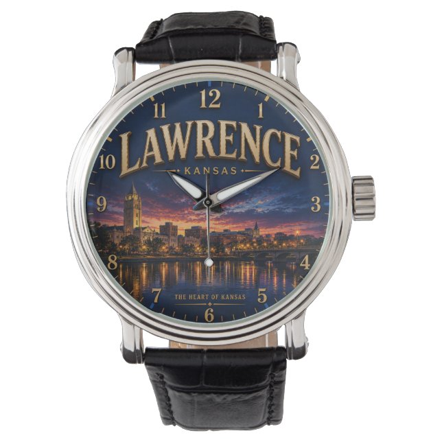 Lawrence Kansas 腕時計 (正面)