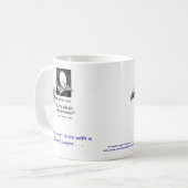 Lawyer™の死んだ不動産仲介業者の弁護士のコーヒー・マグ コーヒーマグカップ (正面左)