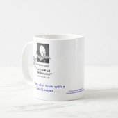 Lawyer™の死んだ大家の弁護士のコーヒー・マグ コーヒーマグカップ (正面左)