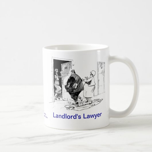 Lawyer™の死んだ大家の弁護士のコーヒー・マグ コーヒーマグカップ (右)