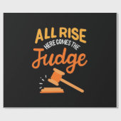 Lawyer All Rise Here Comes The Judge ラッピングペーパー (フラット)