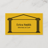 Lawyer Attorney at Law Modern | ソーシャルメディアアイコン 名刺 (正面)