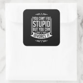 Lawyer Can Divorce It スクエアシール (バッグ)