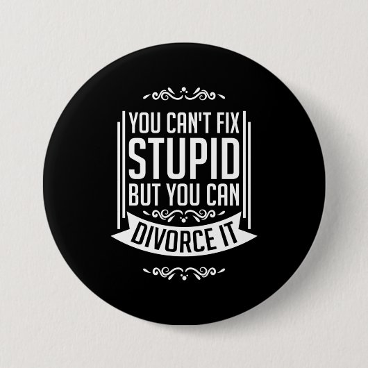 Lawyer Can Divorce It 缶バッジ (正面)