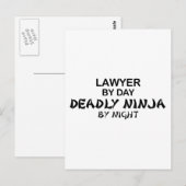 Lawyer Deadal忍者(Night) ポストカード (正面/裏面)