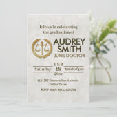 Lawyer Graduation with Photo 招待状 (スタンド正面)