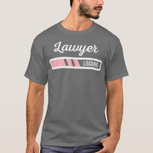 Lawyer Loading  Funny New Lawyer Outfit Law Gift Tシャツ (正面)