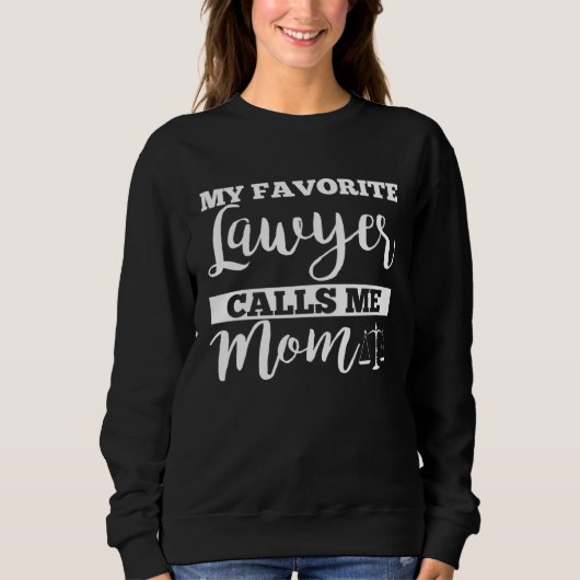 Lawyer Mom Apparel  Best Lawyers スウェットシャツ (正面)