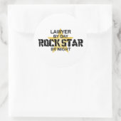 Lawyer Rock Star by Night ラウンドシール (バッグ)
