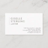 Lawyer Simple Modern Professional QR Code 名刺 (正面)