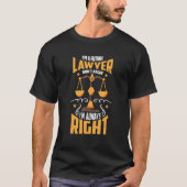 Lawyer Student Attorneys Law Firm Accessories Tシャツ (正面)