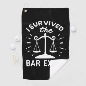 Lawyer Survived The Bar Exam ゴルフタオル (インサイチュ)