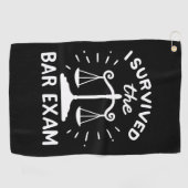 Lawyer Survived The Bar Exam ゴルフタオル (横)