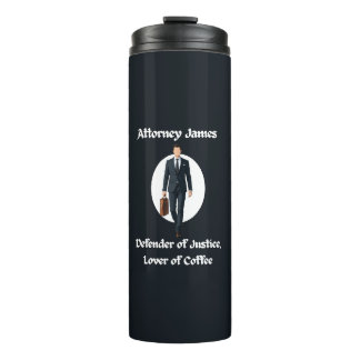 Lawyer Thermal Tumbler - Defender of Justice タンブラー