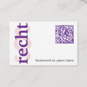 Lawyer With § Business Card 名刺 (裏面)