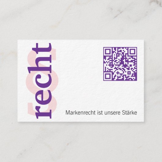 Lawyer With § Business Card 名刺 (裏面)