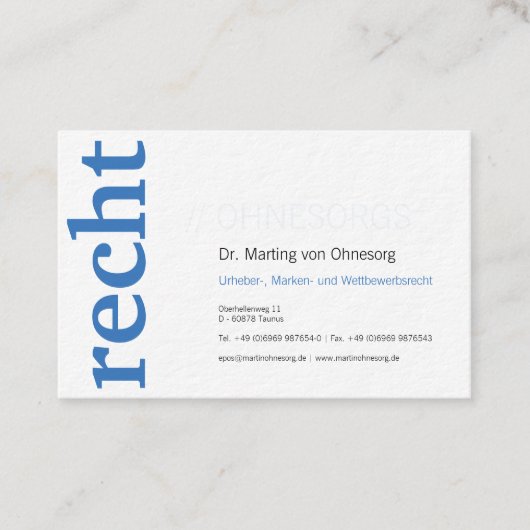 lawyer with qr code business card 名刺 (正面)