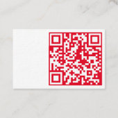 lawyer with red QR Code business card 名刺 (裏面)