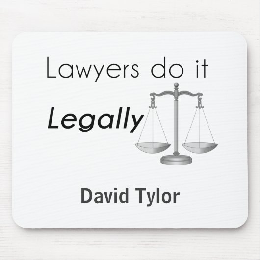 Lawyers do it! マウスパッド (正面)