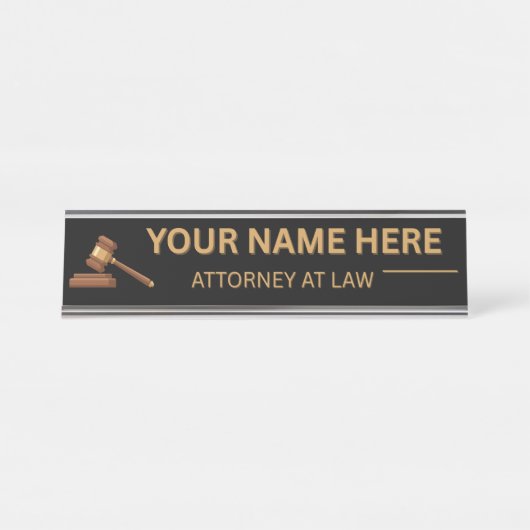 Lawyers Gift Desk Name Plate デスクネームプレート (正面)