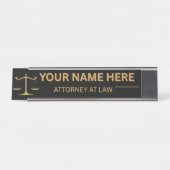 Lawyers Gift Desk Name Plate デスクネームプレート (正面)
