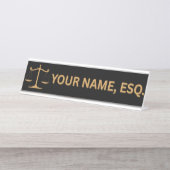 Lawyers Gift Desk Name Plate デスクネームプレート (正面)