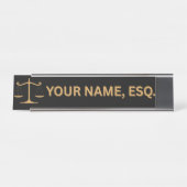 Lawyers Gift Desk Name Plate デスクネームプレート (正面)