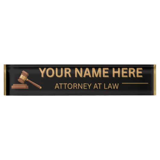 Lawyers Gift Desk Name Plate デスクネームプレート (正面)
