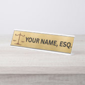 Lawyers Gift Desk Name Plate デスクネームプレート (正面)
