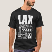 LAXロサンゼルス国際的空港 Tシャツ (正面)