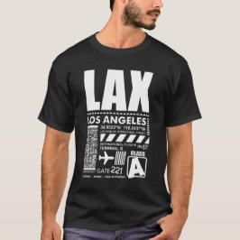 LAXロサンゼルス国際的空港 Tシャツ