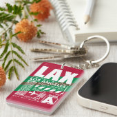 LAXロサンゼルス空港 キーホルダー (正面右)