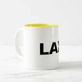 LAX -ロサンゼルス空港マグ ツートーンマグカップ (正面左)